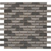 Small brick basalt mosaic
